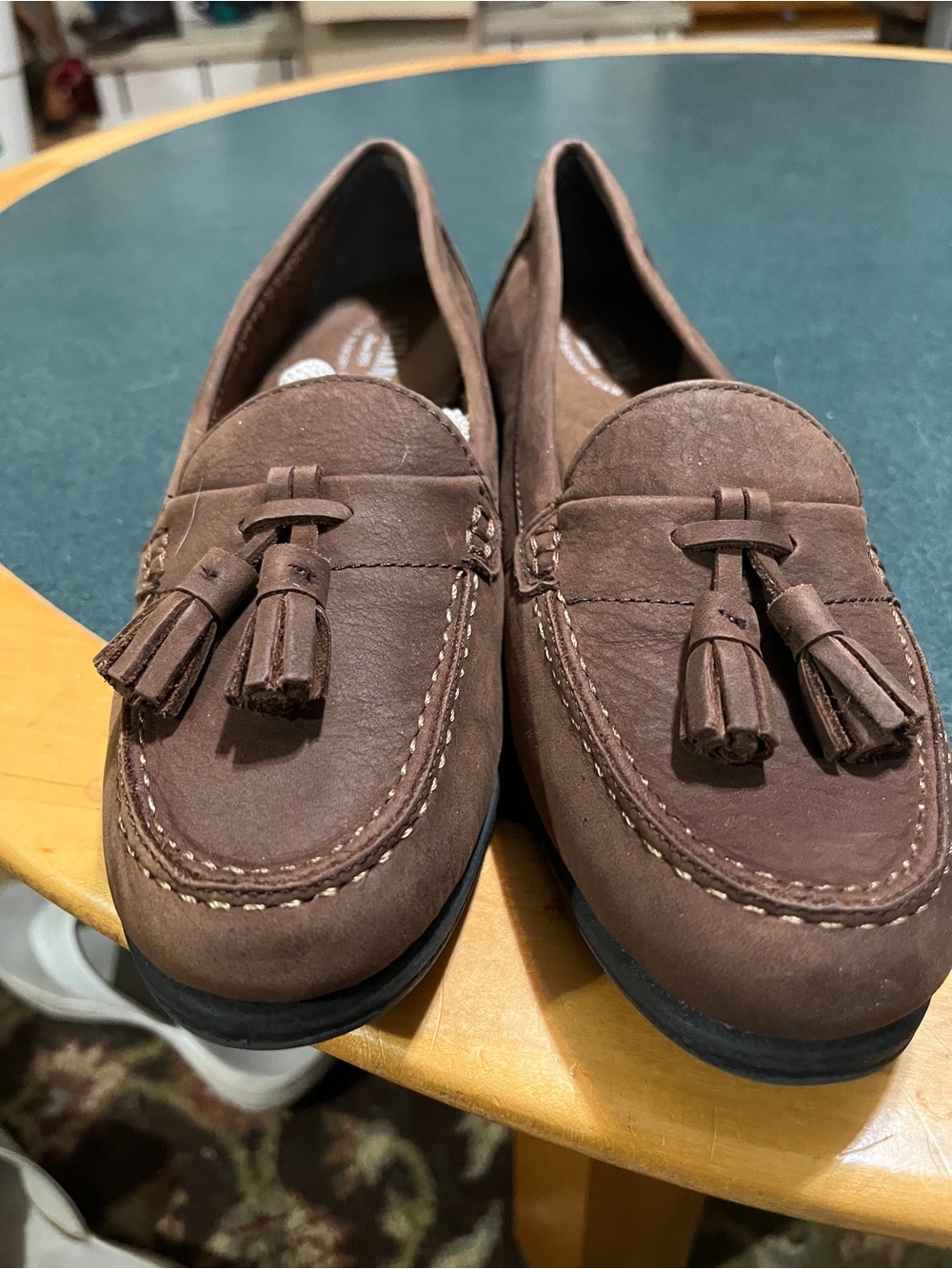 Eastland Brown Leather Tassel Loafers 8.5